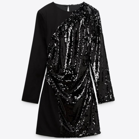 ZARA SEQUENCE MINI DRESS - S2521 - Picture 2 of 7